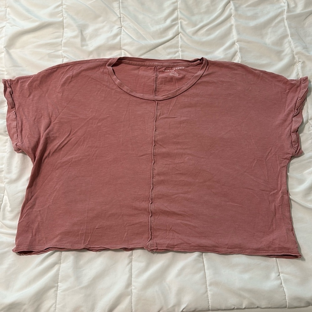 American Eagle, flowy crop top in size S